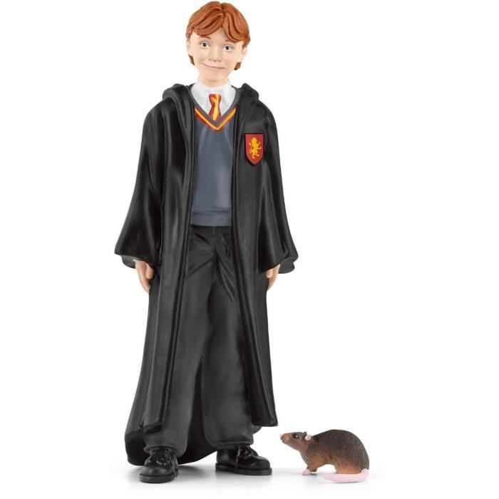 Figurine Ron et croűtard, Personnage de l'univers Harry Potter, pour enfants des 6 ans, Schleich 42634 Harry Potter Wizarding Worl