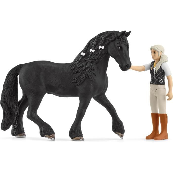 Figurine Tori et Princess, des 5 ans, HORSE CLUB - coffret, 11 pieces - schleich 42640 Horse Club