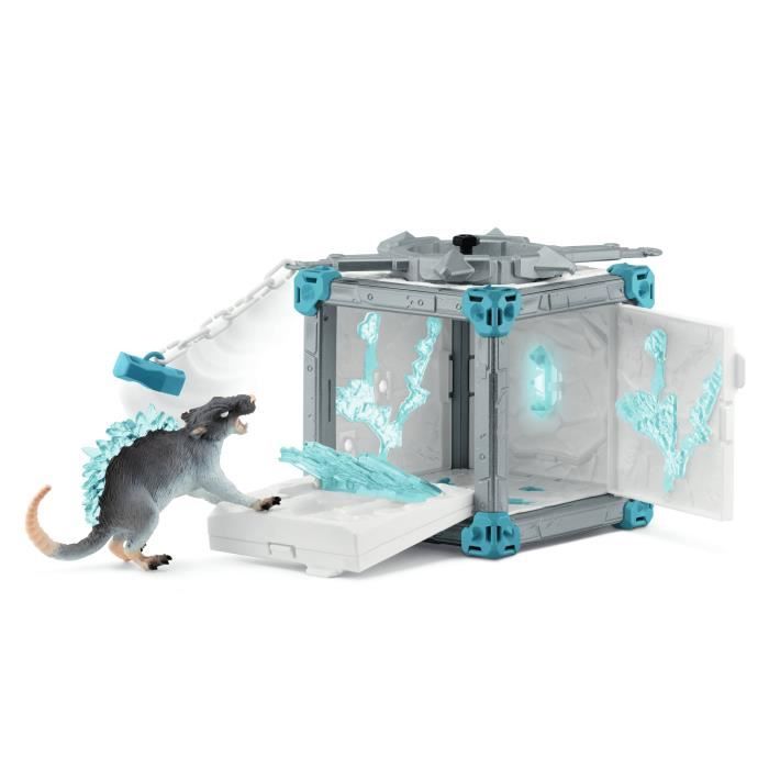 BattleCave Rat de Glace, Extension de l'arene, SCHLEICH 42676 Eldrador Creatures, des 7 ans