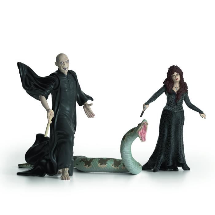 Coffret figurines Voldemort, Nagini et Bellatrix, Schleich 42684 Harry Potter, Pour enfant des 6 ans