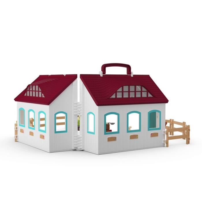 Coffret Écurie Transportable SCHLEICH 42703 Horse Club, Des 4 ans