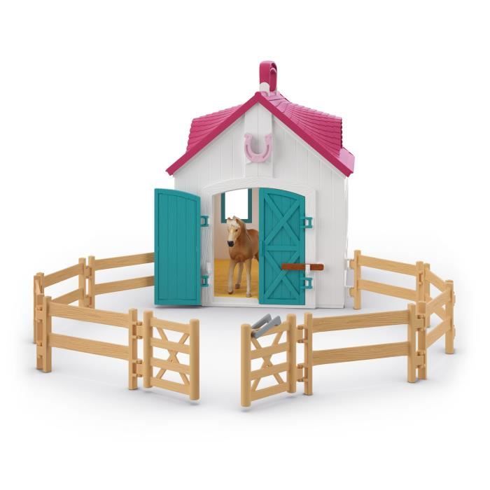 Coffret Écurie Transportable SCHLEICH 42703 Horse Club, Des 4 ans