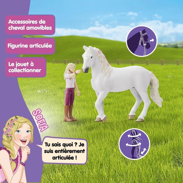 Figurines Sofia et Blossom, SCHLEICH 42713 Horse Club, Des 4 ans