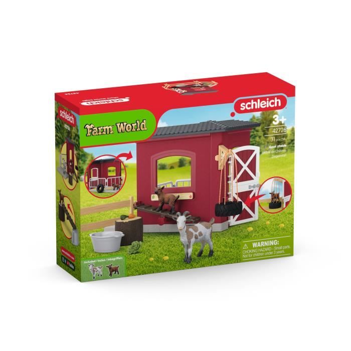 Figurine table pour chevres, Schleich 42726 Gamme Farm World