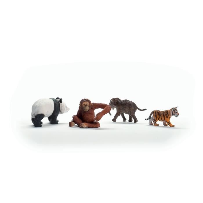 Mes Premiers Animaux d'Asie, Figurines d'animaux, SCHLEICH 42736 Wild Life, des 5 ans