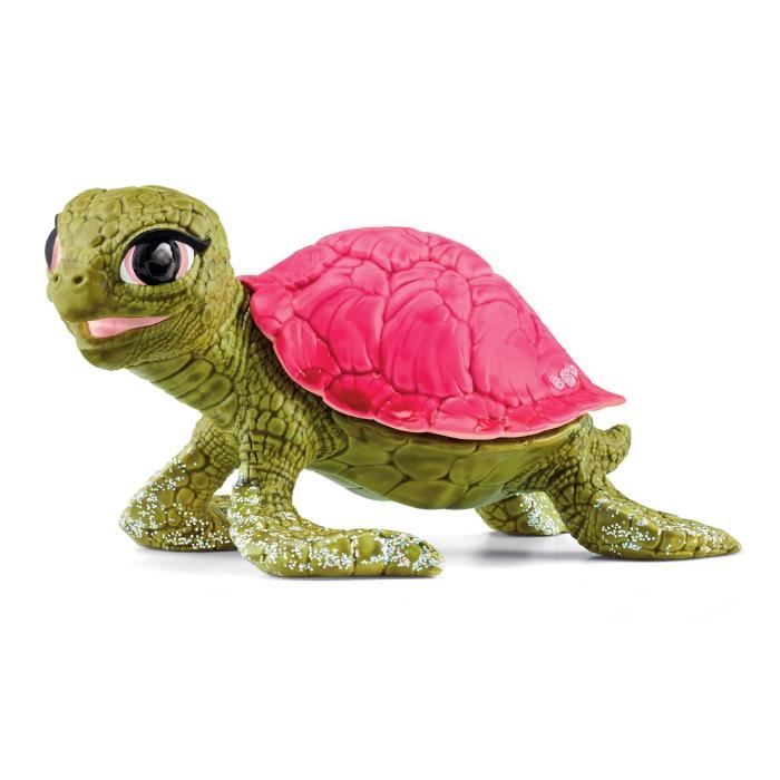 Figurine Tortue de Cristal - Figurine Schleich Tortue Mythique des Grands Fonds - Créature Marine pour Enfants a partir de 5 ans -