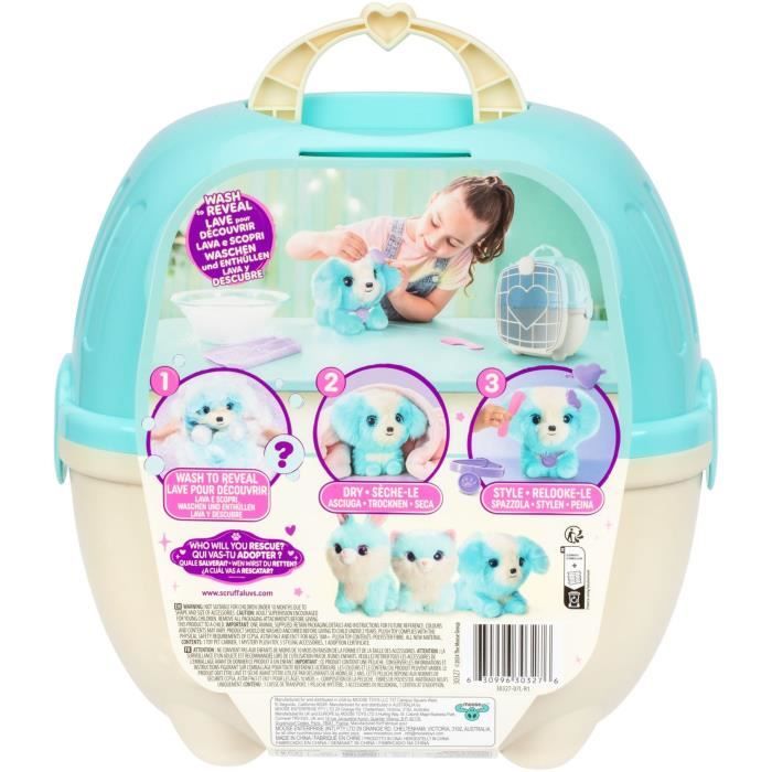 Animaux en peluche - SCRUFF A LUVS - Boule de poils - Bleu