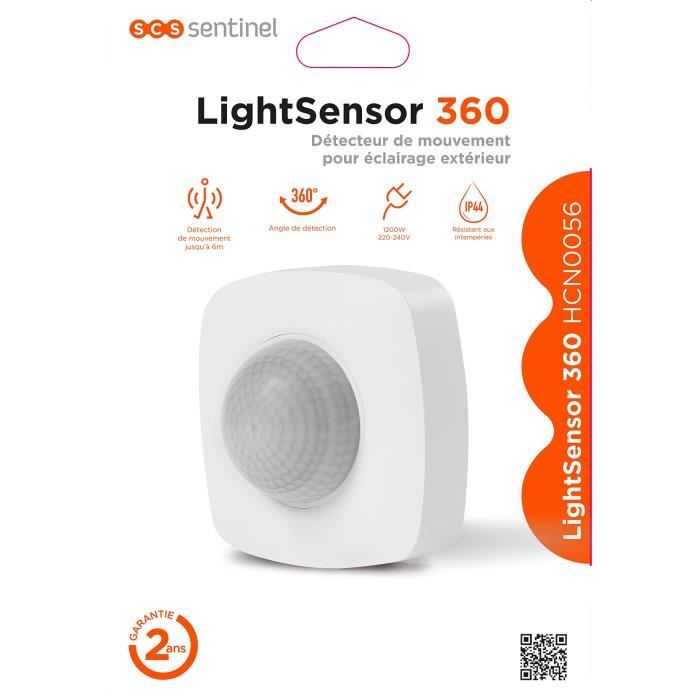 DÈtecteur de mouvement extÈrieur SCS SENTINEL - LightSensor 360 - Angle de dÈtection 360∞