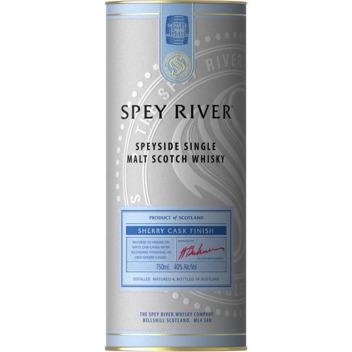 SPEY RIVER Whisky Sherry cask finish - 70CL - 40%
