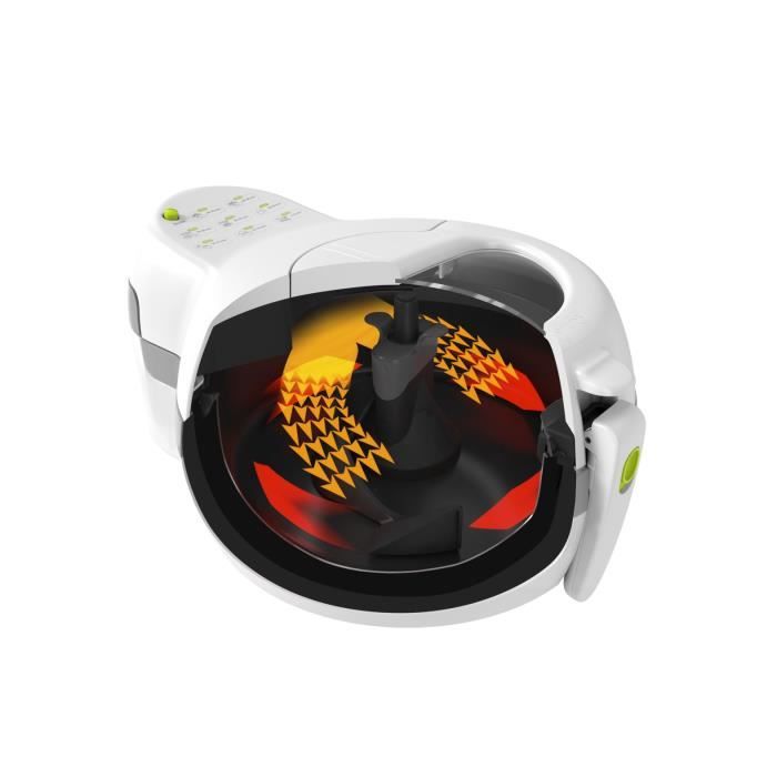 SEB ActiFry Original Friteuse sans huile, Cuve amovible 1 kg, 3 % de matiere grasse, Cuisson saine, Air Fryer Blanche FZ712100