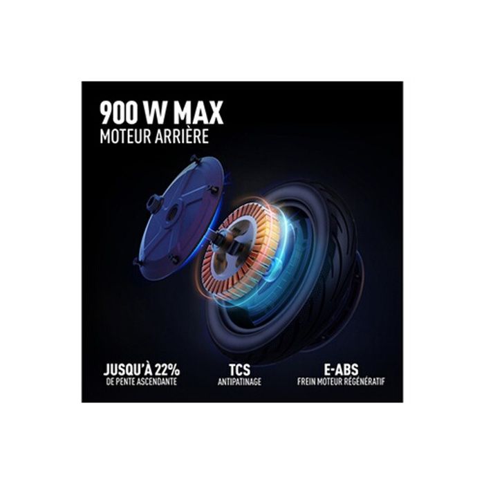 Trottinette électrique - SEGWAY-NINEBOT - KickScooter F2 Pro E - 900W - 10 pouces - 55 km