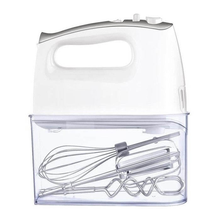 Batteur a main - SENCOR - SHM 5206WH-EUE3 - 500W - 5 niveaux de vitesse - Fonction turbo