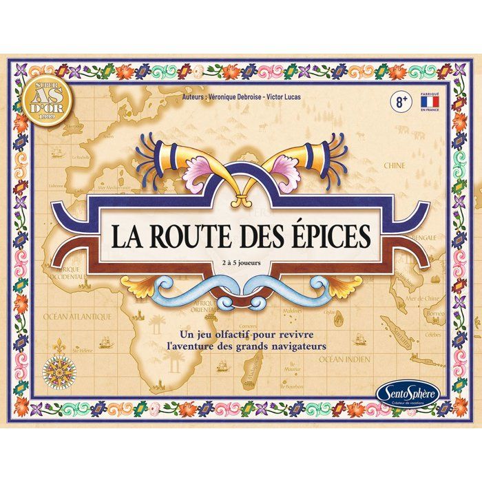 Jeu de société - SENTOSPHERE - La route des épices - A la conquete de nouveau territoire - Des 7 ans