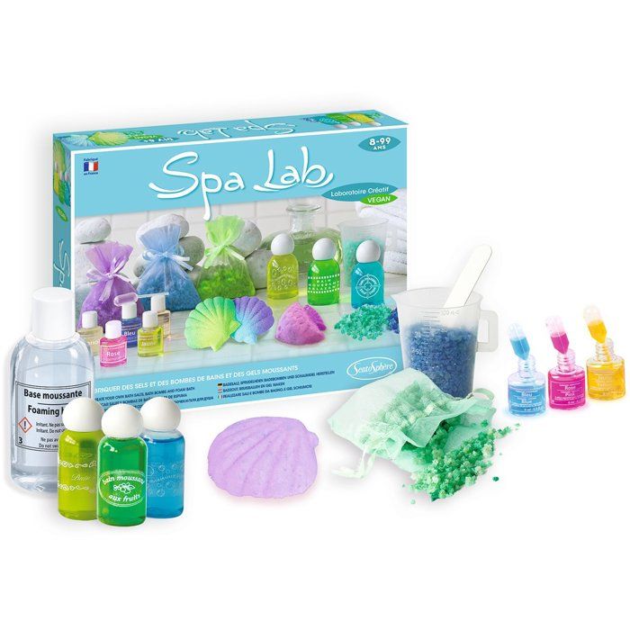 Création de cosmétique - SENTOSPHERE - Spa Lab - Pour une ambiance relaxante - Ingrédients végan - Mini laboratoire - Des 8 ans