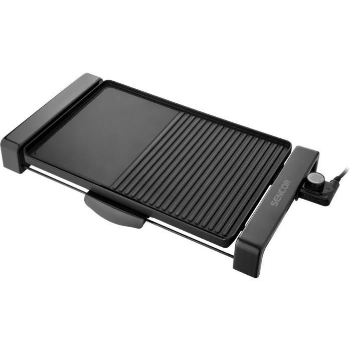 Grill Électrique - SENCOR - SBG 106 BK - 2300 Watt - Plaques Anti-adhésives - Noir