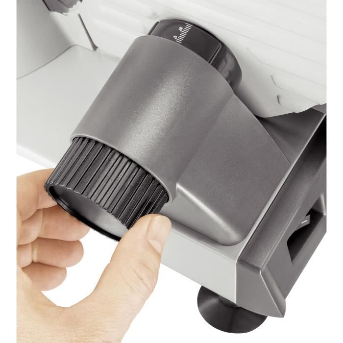 Trancheuse Èlectrique - SENCOR - SFS 4050SS - 150 W - Epaisseur de tranche : jusqu'a 15 mm - Argent