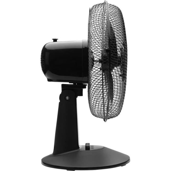 Ventilateur de bureau - Sencor - SFE 3011BK - 3 vitesses - Oscillation 90° - 30 cm de diametre