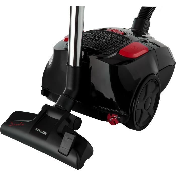 Aspirateur traineau avec sac - SENCOR - SVC 6001BK - EUE3 - 700 W - 78 dB - 3 L - Noir