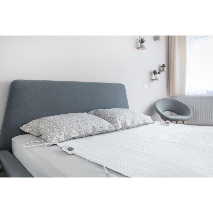 Couverture chauffante - SENCOR - SUB 2700WH - 120 W - 3 tempÈratures - Blanc