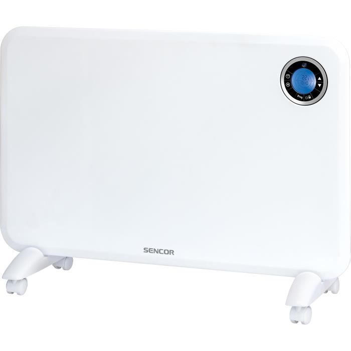Convecteur électrique - SENCOR - SCF 3200WH - 1500 W - 2 niveaux de chauffage - Blanc