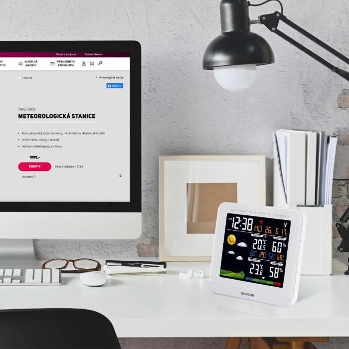 Station météo avec capteur sans fil - Sencor - SWS 5600