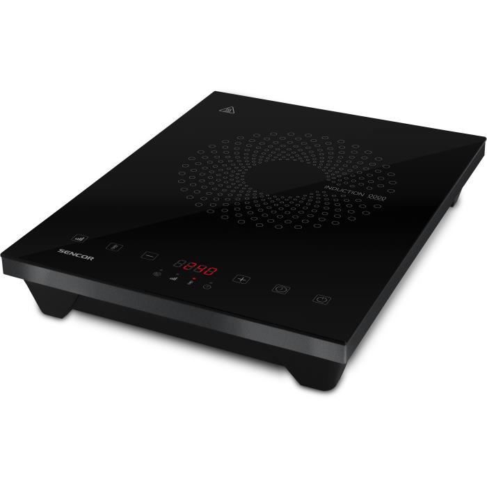 Plaque de cuisson a induction - SENCOR - SCP 3601GY - 2000 W - 1 foyer - Noir