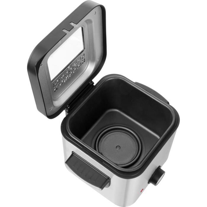 Friteuse - SENCOR - SFR 6200SS - 900 W - 1,5 L - Noir / Acier inoxydable