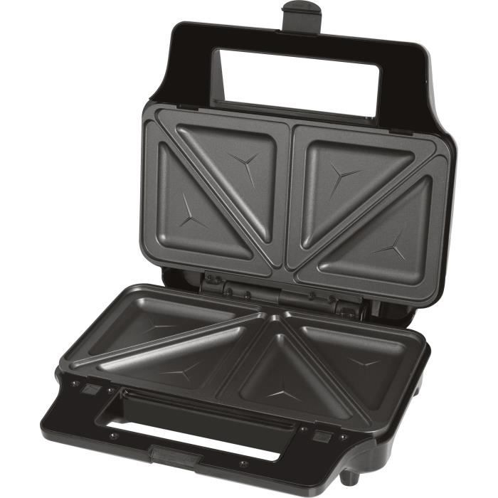 Appareil a croque-monsieur 4 en 1 - SENCOR - SSM 9940SS - 900 W - 4 plaques - BoÓtier CoolTouch - Argent