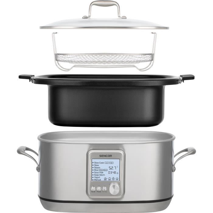 Mijoteuse - SENCOR - SPR 7200SS - 1250 W - 7 L - Argent