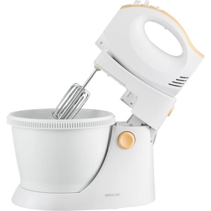 Batteur a main avec bol rotatif - SENCOR - SHM 5330-EUE3 - 500 W - Blanc