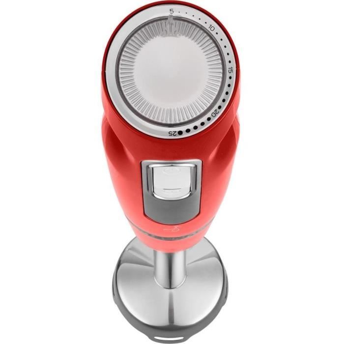 Mixeur plongeant - SENCOR - SHB 4464RD - 800W - Rouge - Avec accessoires