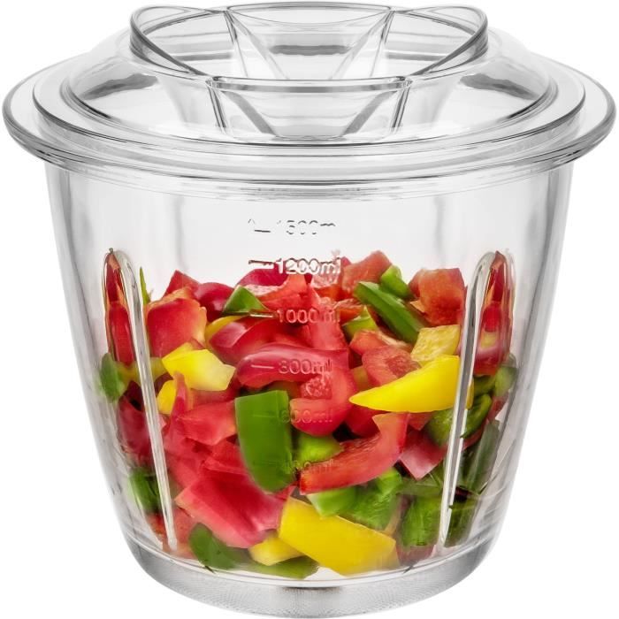 Hachoir - SENCOR - SCB 6150SS-EUE3 - Bol 1500 ml - 800 W - Argent