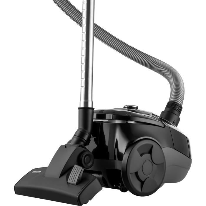 Aspirateur traÓneau avec sac - SENCOR - SVC 5501BK - Moteur ECO 700 W - 75 dBA - 2 L - Filtre HEPA H13 - Noir