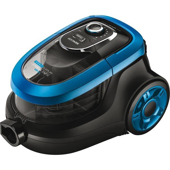 Aspirateur traineau sans sac - SENCOR - SVC-1035TQ - 750 W - 75 dB - 1 L - Noir / Bleu