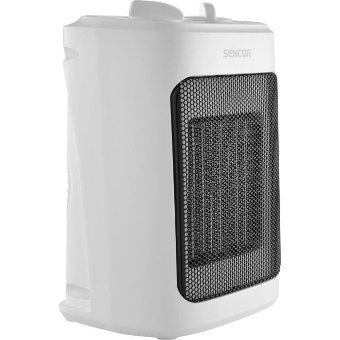 Chauffage céramique - SENCOR - SFH 7600WH - 2000 W - 3 niveaux de chauffage - 10/15 m² - Blanc