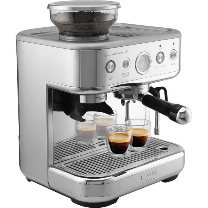 Machine a expresso - SENCOR - SES 6010SS - 15 bars - Broyeur a café - 250 g de grains - Inox