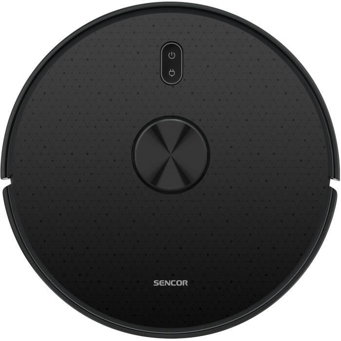 Aspirateur Robot Laveur - SENCOR - SRV 9185BK - 3000 Pa - 140 min - 64 dB - 3 L - Noir