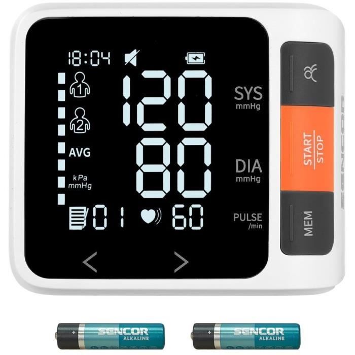Tensiometre numérique - SENCOR - SBD 0900WH - Blanc