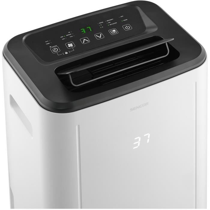 DÈshumidificateur mobile intelligent - SENCOR - SDH 2028WH - 360 W - 20 L/jour - RÈservoir : 6 L - 2 vitesses - Blanc