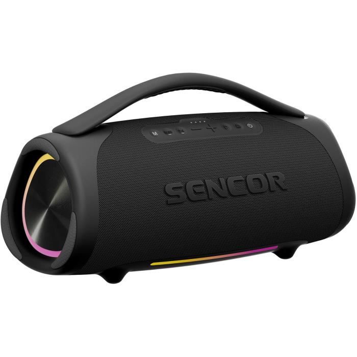 Enceinte Bluetooth étanche - SENCOR - RESONEX MEGA - 190 W - 5 haut-parleurs - IPX7 - Noir