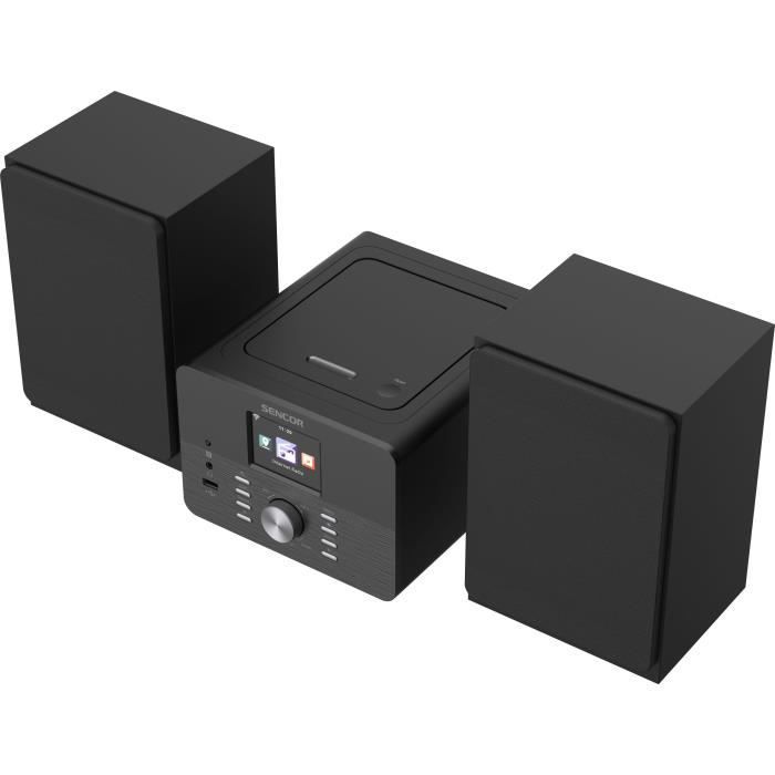 Micro-chaîne audio - SENCOR - SMC 5100WDB - 50 W - CD/MP3, radio internet/DAB+, Wi-Fi - Noir