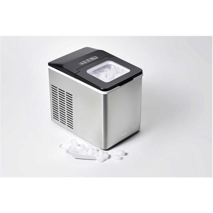 Machine a glaçons - SENCOR - SIM 3400SS - 150 W - 1,8 L - Cuve 500 g - Cycle 7/15 min - Inox