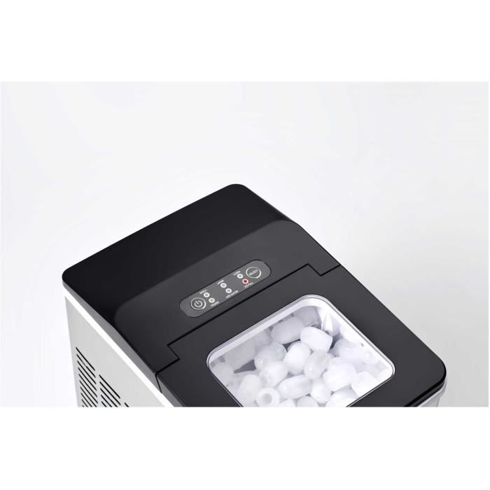 Machine a glaçons - SENCOR - SIM 3400SS - 150 W - 1,8 L - Cuve 500 g - Cycle 7/15 min - Inox