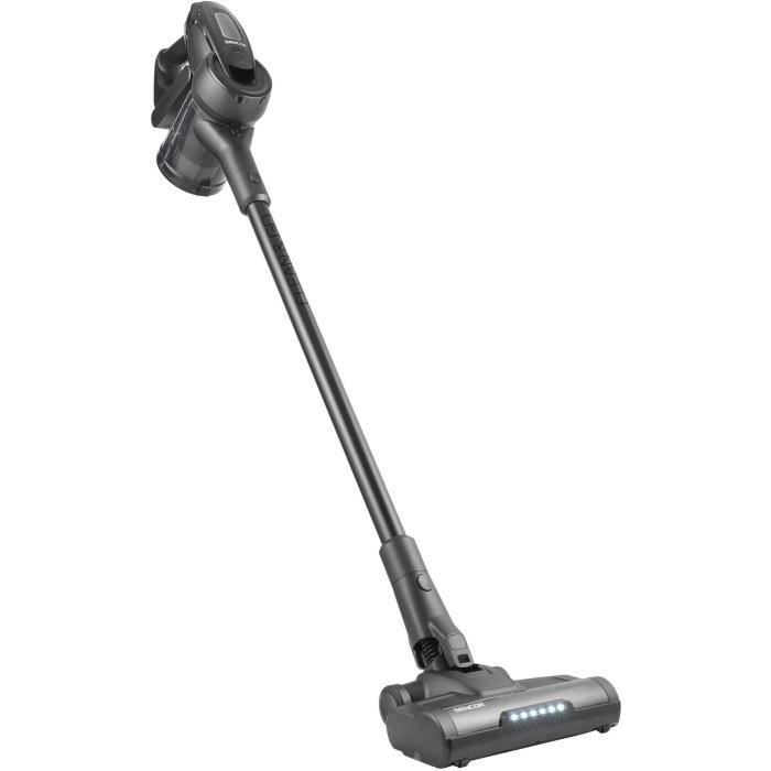 Aspirateur balai 3-en-1 - SENCOR - SVC 8726BK - 400 W - 50 min - 0,5 L - Noir