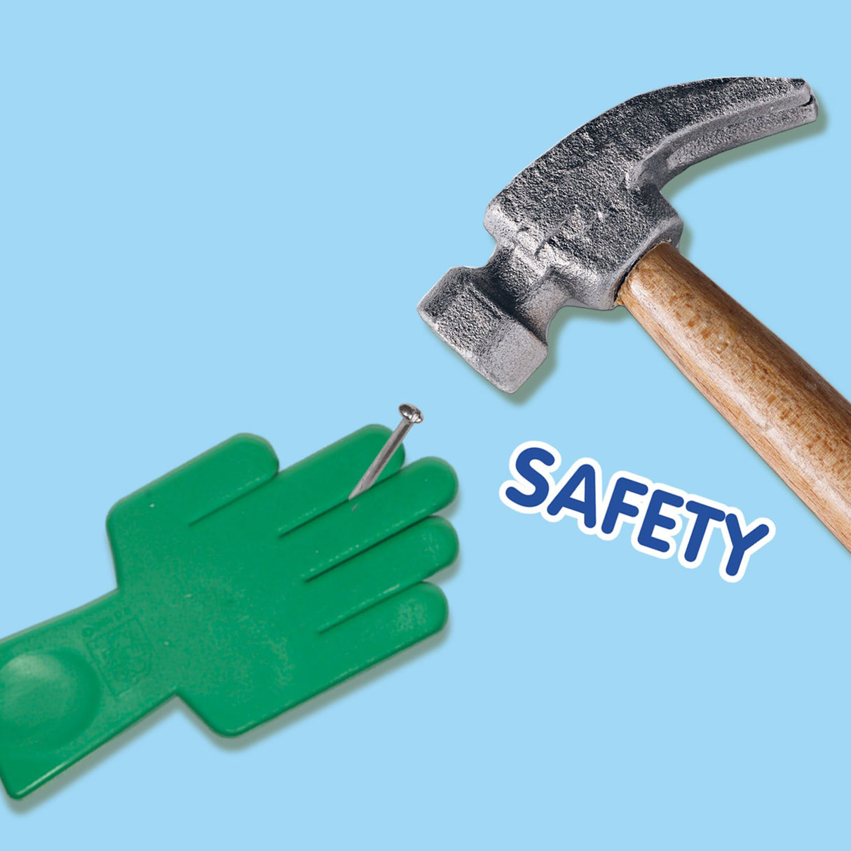 Atelier de menuiserie - SES CREATIVE - Hobby Blue - Coffret bricolage créatif - Main sécurité - Age : 5+