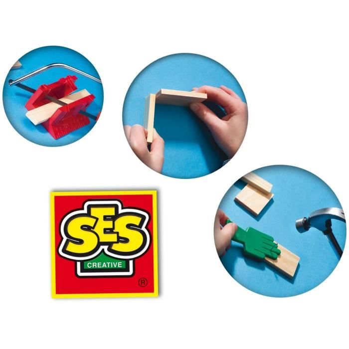Atelier de menuiserie grande - SES CREATIVE - Kit complet - Jouets en bois