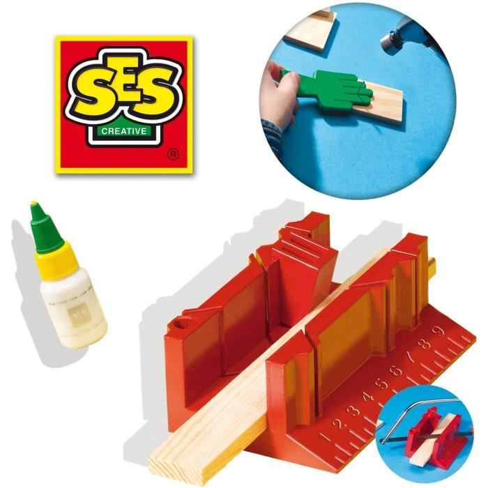 Atelier de menuiserie grande - SES CREATIVE - Kit complet - Jouets en bois