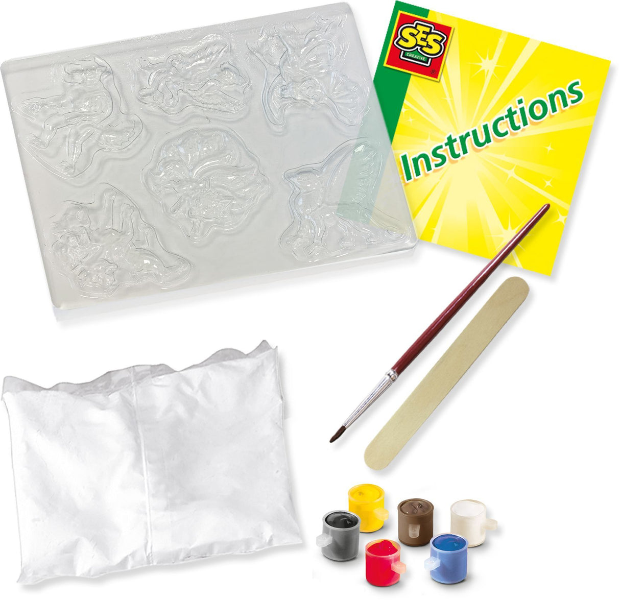 Moulage et peinture - Créatures mythiques - SES Creative - Hobby Blue - Peinture Figurine Mythique - Activité Manuelle - 5+