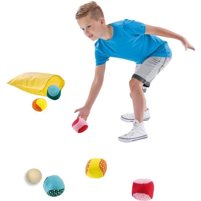 Jeu de canettes et boules souples - SES CREATIVE - Chamboule-tout et pétanque