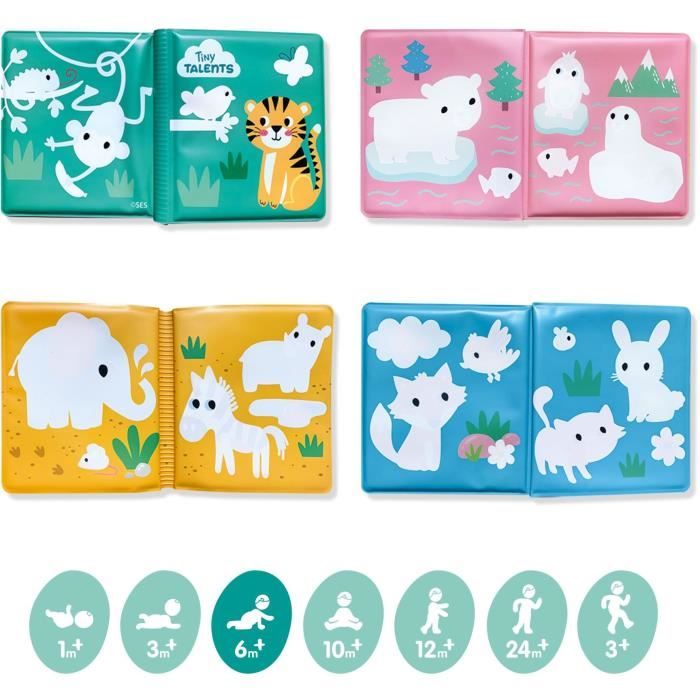 Livre pour le bain - Coloriage a l'eau - SES CREATIVE